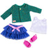 Our Generation: Dress with sapphire skirt with frills for Bright and Brisk doll