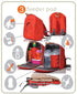 PacaPod: Feeder Pod Flame children's accessory backpack