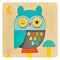 Petit Collage: Little Owl Wood Owl Pussel
