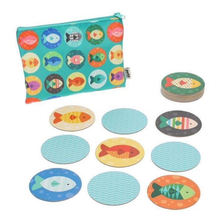 Petit Collage: Memory game in a sachet Fish