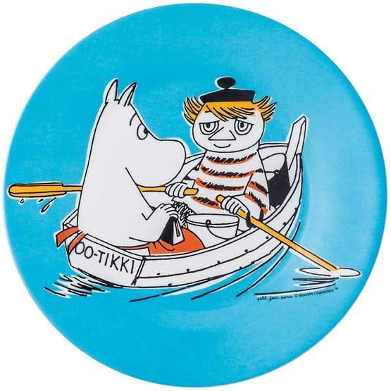 Petit Jour Paris: Muminki plate in a boat - Kidealo