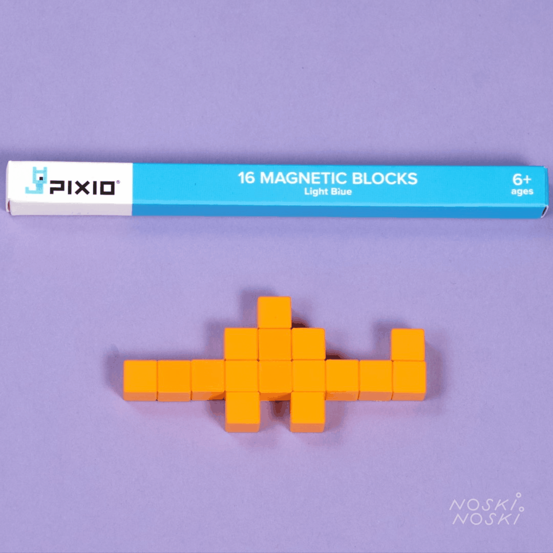 Pixio: Magnetické bloky farebných sérií 16 El.