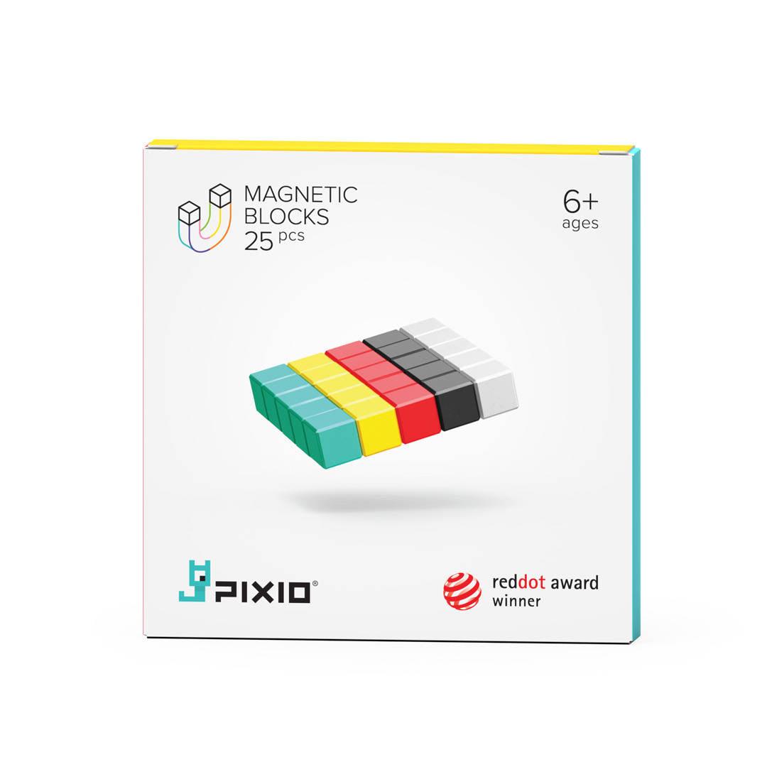 „Pixio“: magnetinių blokų dizaino serija 25 EL.