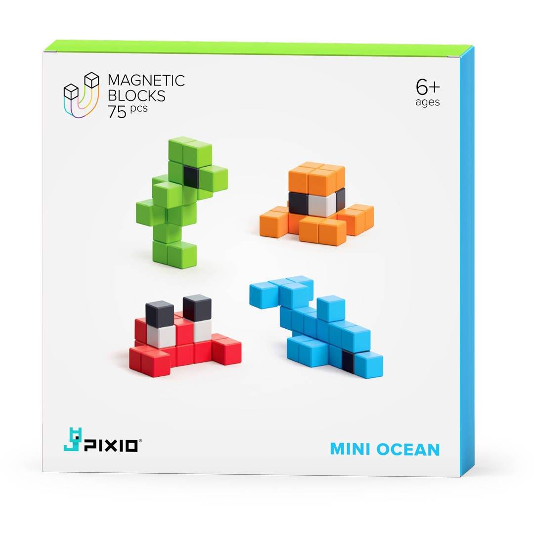 Pixio: Story Series Mini Ocean magnetic blocks 75 el.