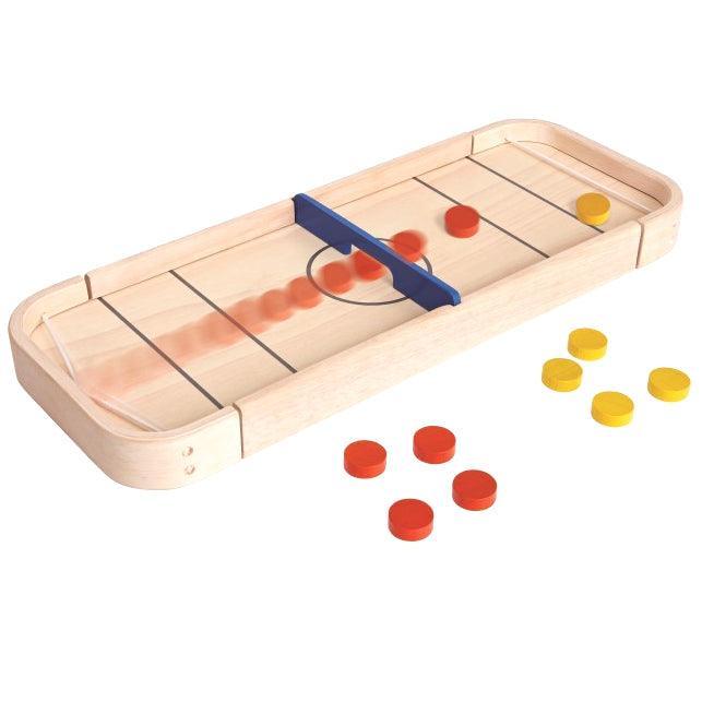 PlanToys: wooden Shuffleboard and Smoker game - Kidealo