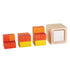 Plantoys: Fraction en bois bloque les cubes de fraction