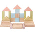 PlanToys: wooden pastel blocks 40 el. - Kidealo