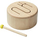 PlanToys: wooden drum Natural