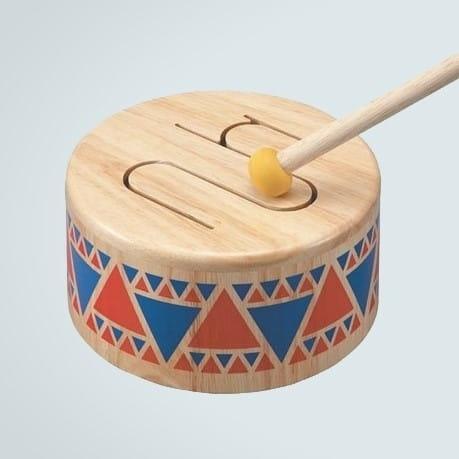 PlanToys: wooden Solid Drum - Kidealo