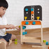PlanToys: wooden workshop with Workbench tools