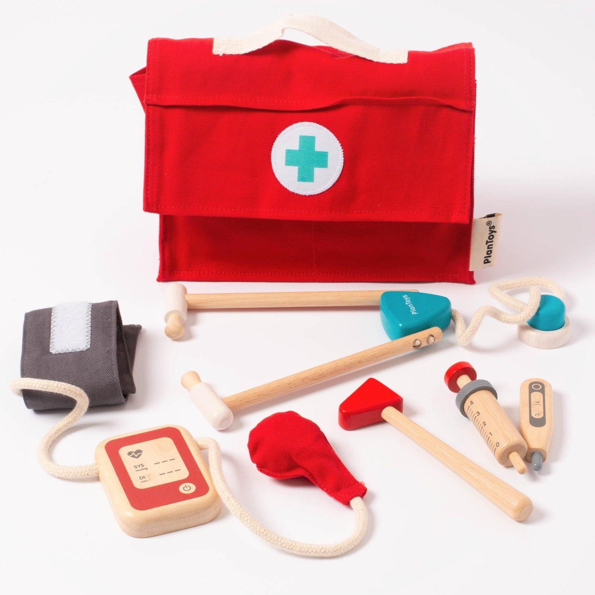  Schylling Little Doctor Estetoscopio Rojo : Juguetes y Juegos