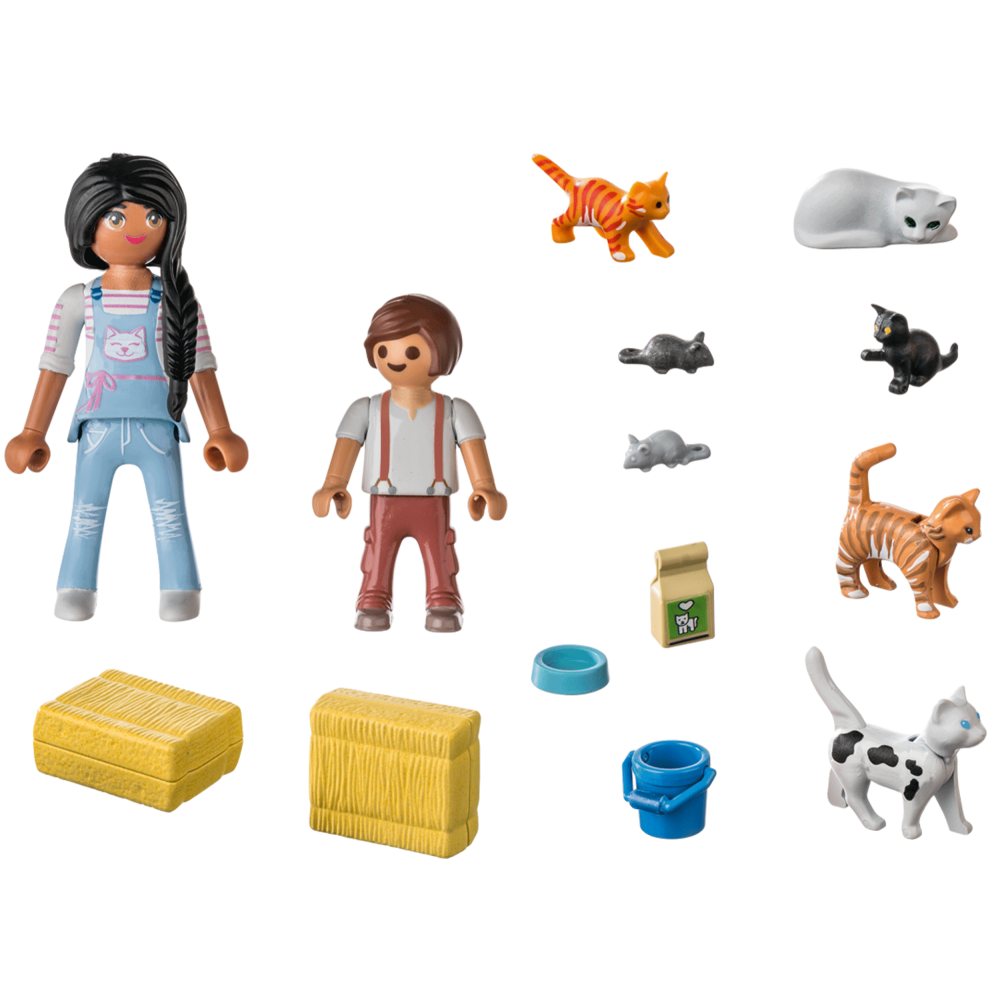 Playmobil: Landkattefamilie