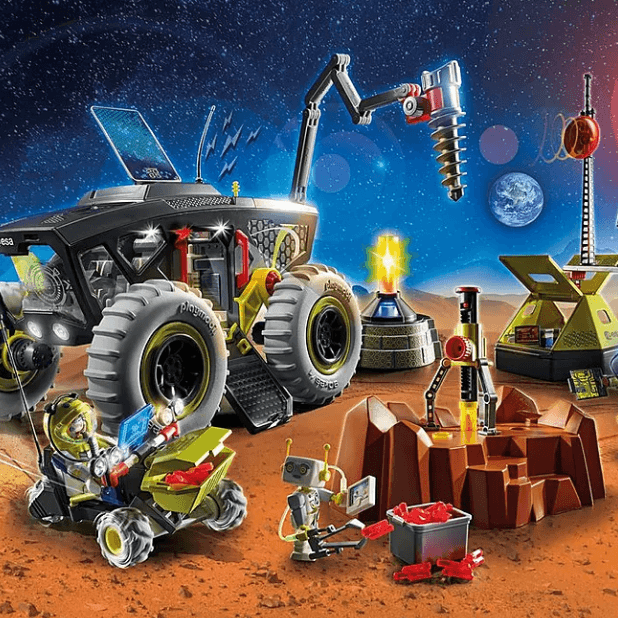 „Playmobil“: ekspedicija į Marsą su kosmomis transporto priemonėmis