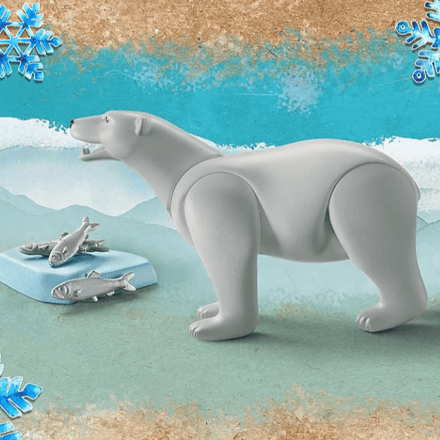 Playmobil: Figurine de l'ours polaire de Wiltopia