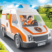 PlayMobil: Ambulancia de la vida de la ciudad con luz y sonido