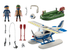 Playmobil: Acción de contrabandista de avión de agua de la policía Chase City