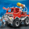 Playmobil: camión de bomberos todoterreno de acción de la ciudad