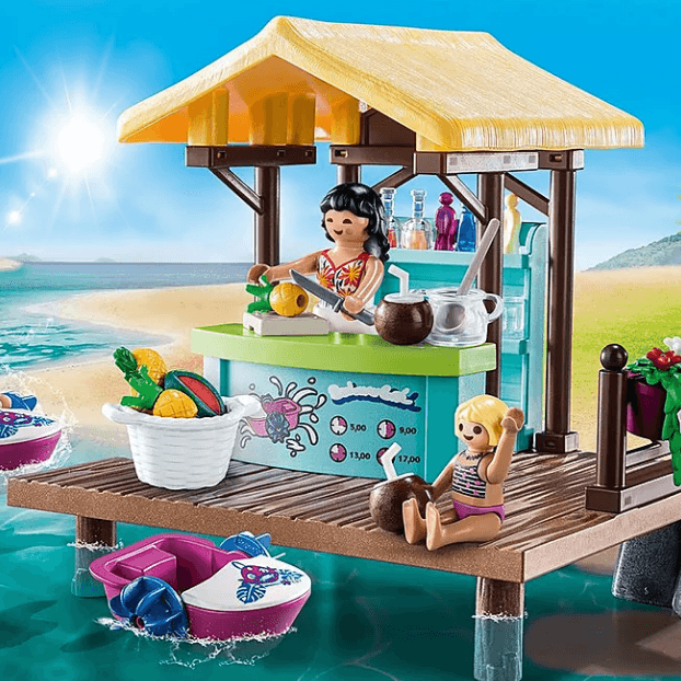 Playmobil: Ģimenes jautrā laivu noma un sulas bārs