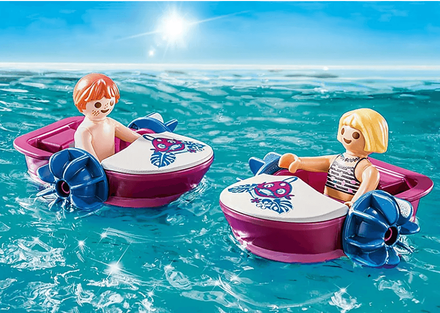 Playmobil: Ģimenes jautrā laivu noma un sulas bārs