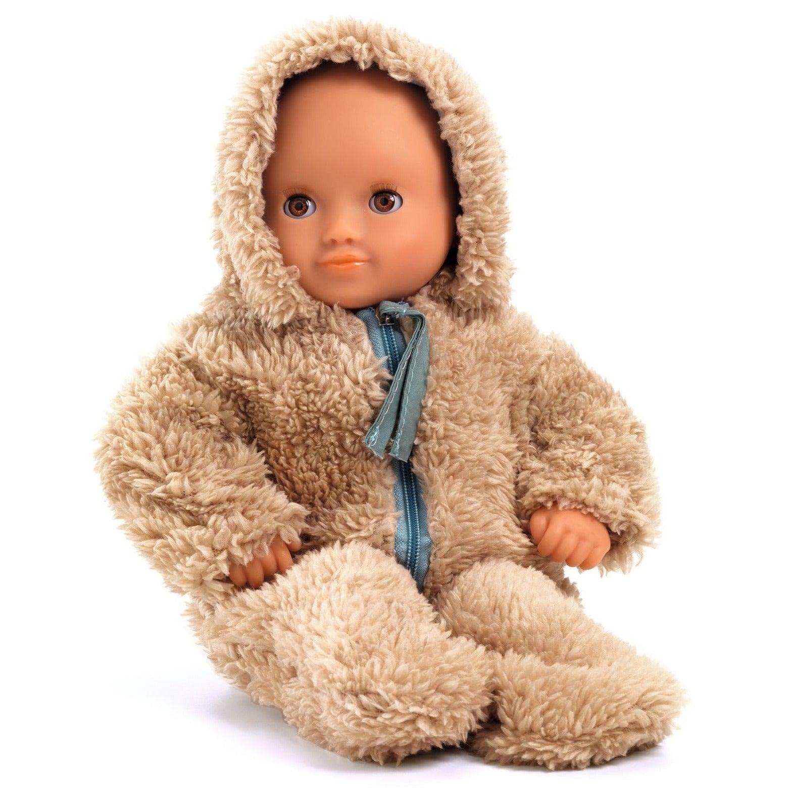 Pomea: Winteranzug für Teddy Puppe