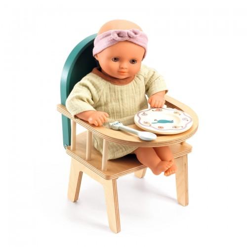 Pomea: Chaise d'alimentation pour poupée
