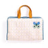 Pomea: fabric travel changing table for doll Blue