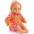 Pomea: orange a rosa Kleeder fir Petit Pan Doll