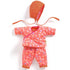 Pomea: ropa rosa para muñeca Petit Pan