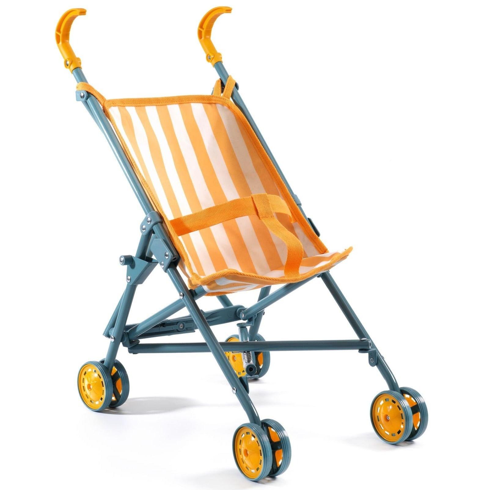 „Pomea“: lėlių vežimėlis geltona