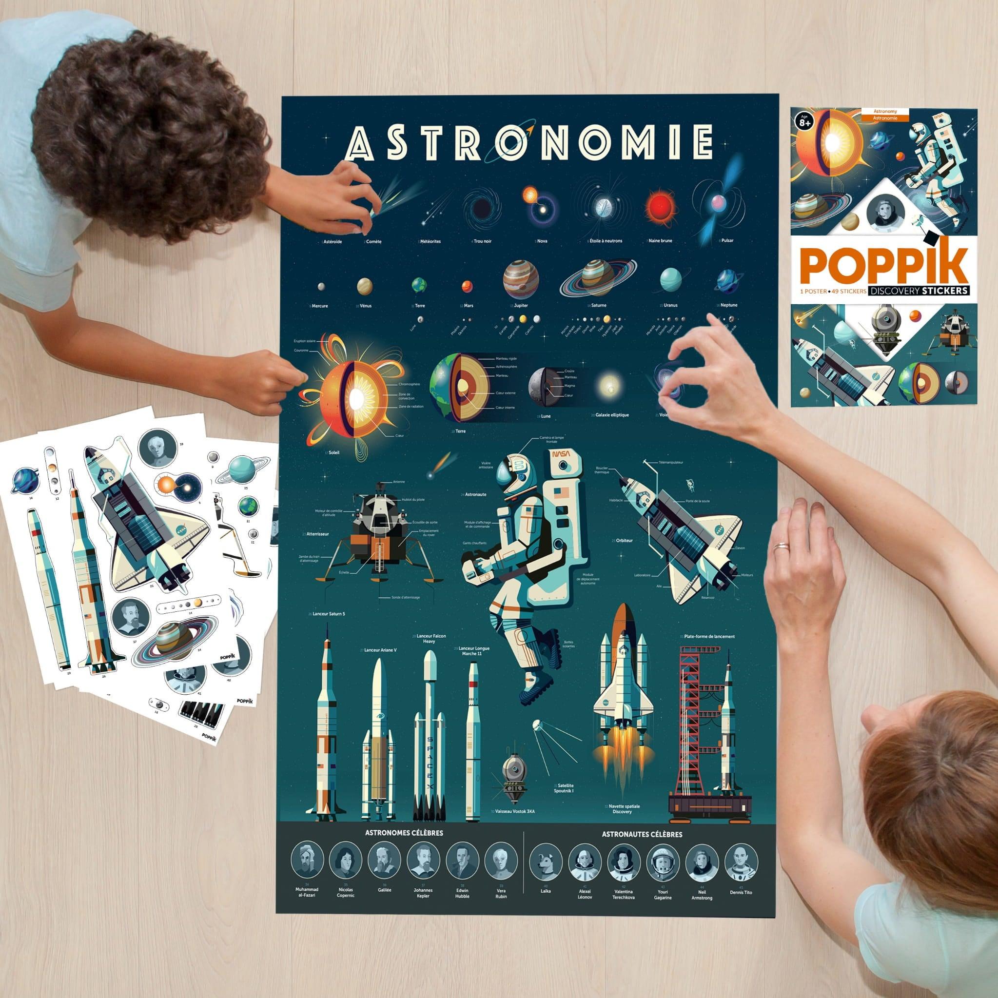 Poppik: Astronomie Patchwork Poster
