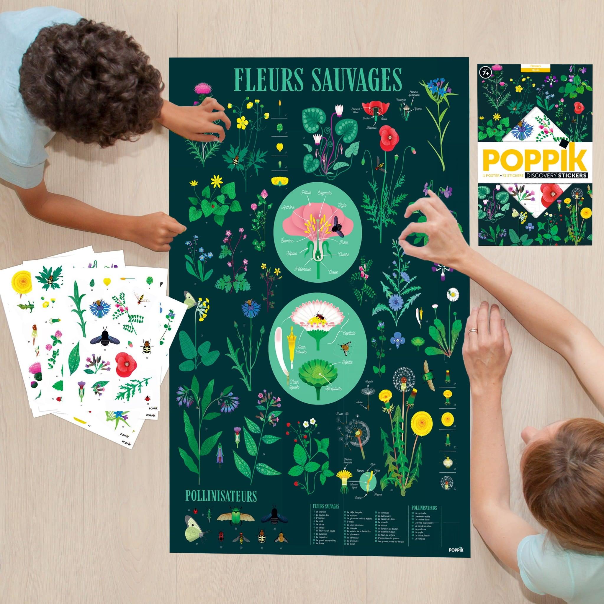 Poppik: Botany Sticker Poster