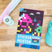 Poppik: Video Game pixel art sticker poster - Kidealo