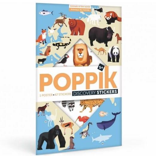 Poppik: Пачуърк плакат Животните по света