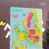 Juguetes BigJigs: Mapa de rompecabezas de madera de Europa