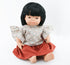 Przytullale: Medená sukňa a blúzka s odevmi pre bábiky Miniland