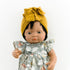 Przytullale: Kleid und Turban -Outfit für die Miniland -Puppe