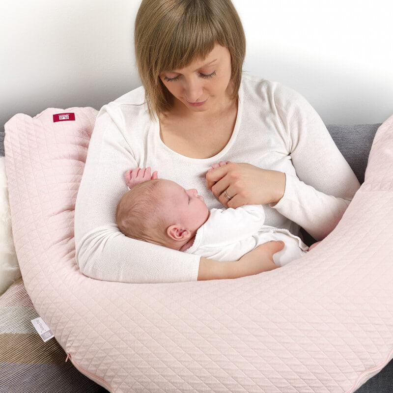 Červený hrad: ergonomický vankúš pre tehotné ženy a ošetrovateľstvo veľké flopsy