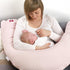 Rouge Castle: oreiller ergonomique pour les femmes enceintes et allaitement dans une grande flopsie