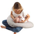 Raudonoji pilis: ergonomiška pagalvė nėščioms moterims ir slaugos didelis deginimasis