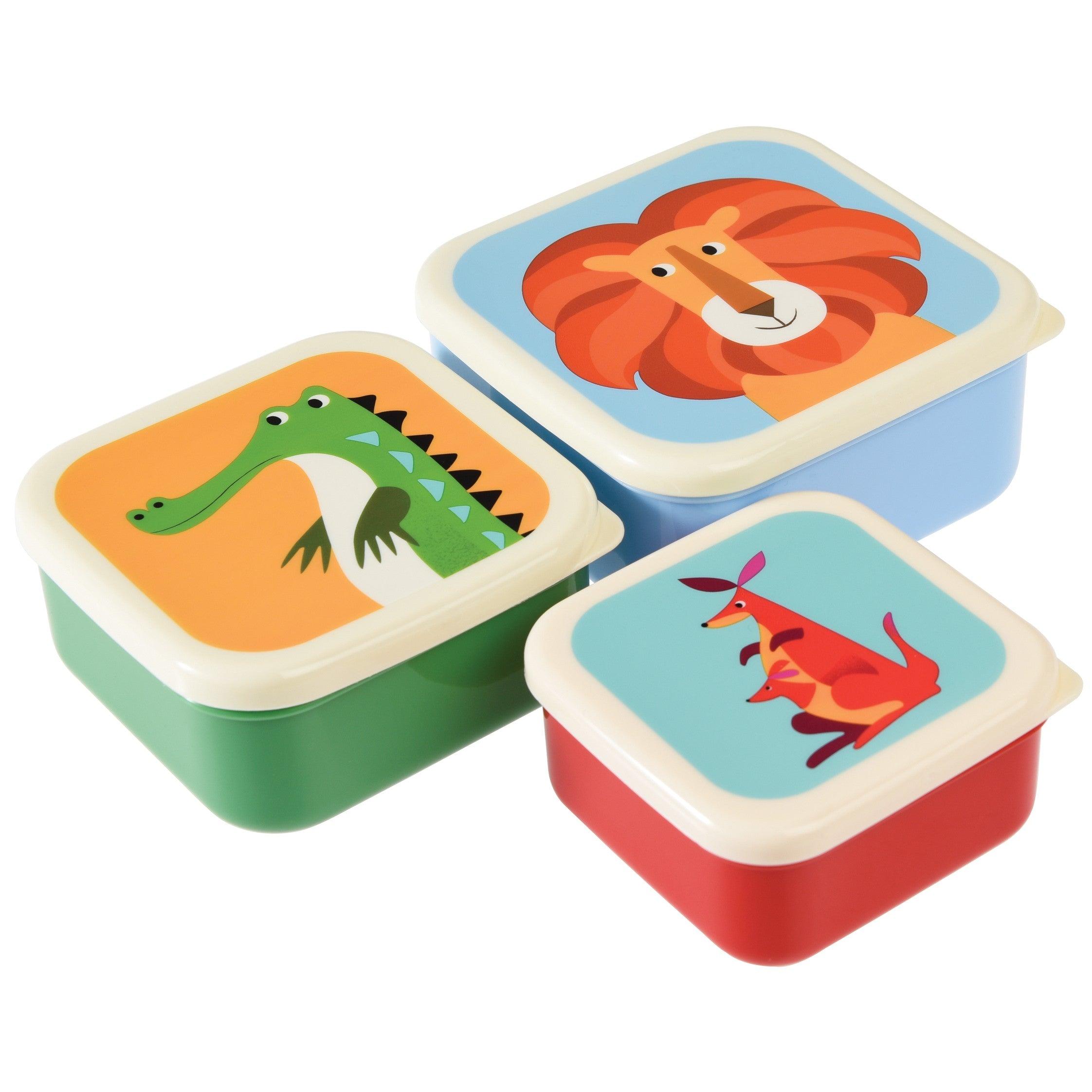 Rex Londres: coloridas cajas de bocadillos de criaturas 3 pcs.