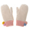 Rockahula Kids: Dream Rainbow pletené zimné rukavice