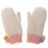 Rockhula Kids: Sogny Rainbow Knit Bobble Winter Gloves