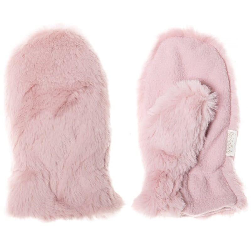 Rockhula Kids: Winter Gloves Fur Orsacchiotto Pink Dusky