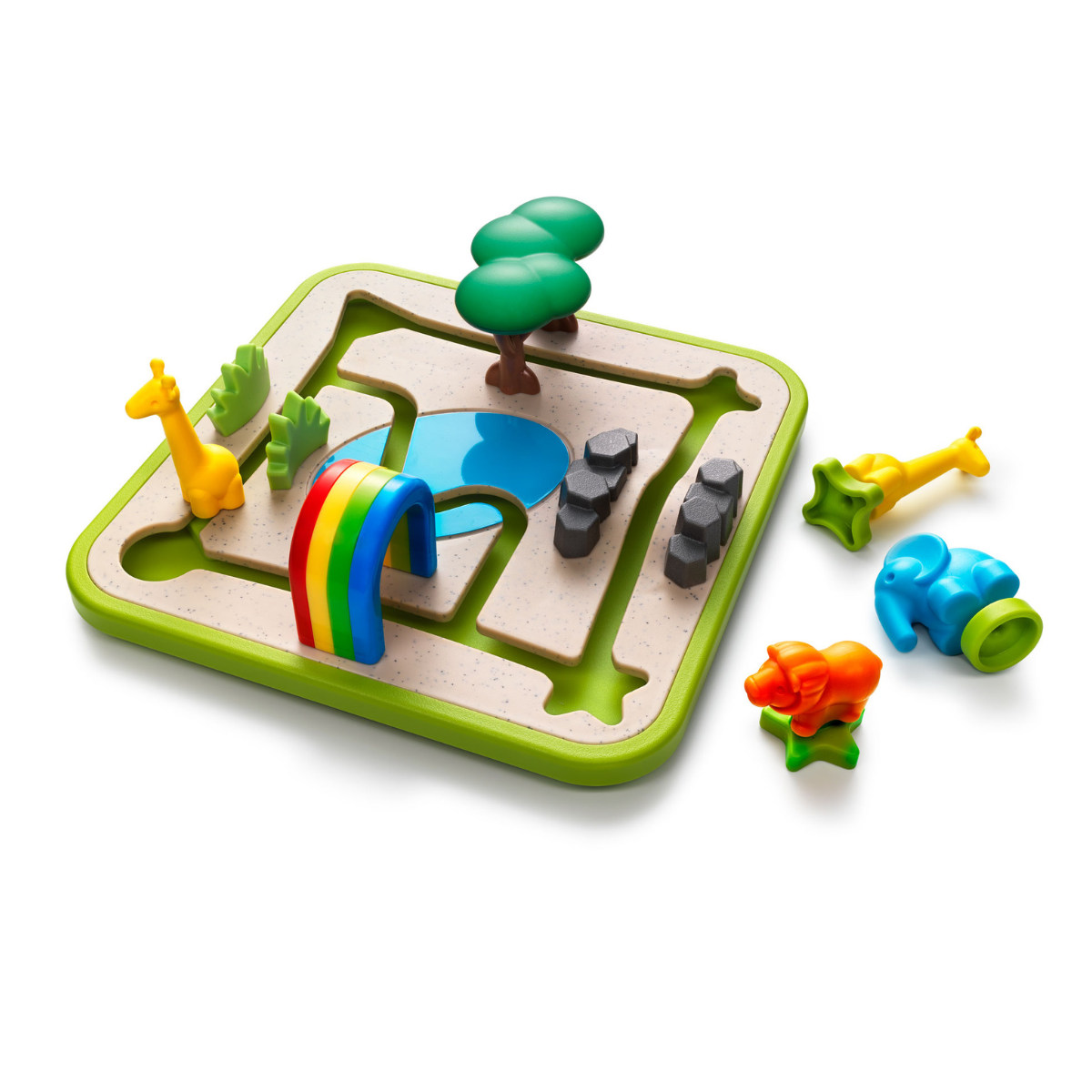 IUVI žaidimai: magnetinių dėlionių žaidimų parkas „Safari Jr Smart Games“