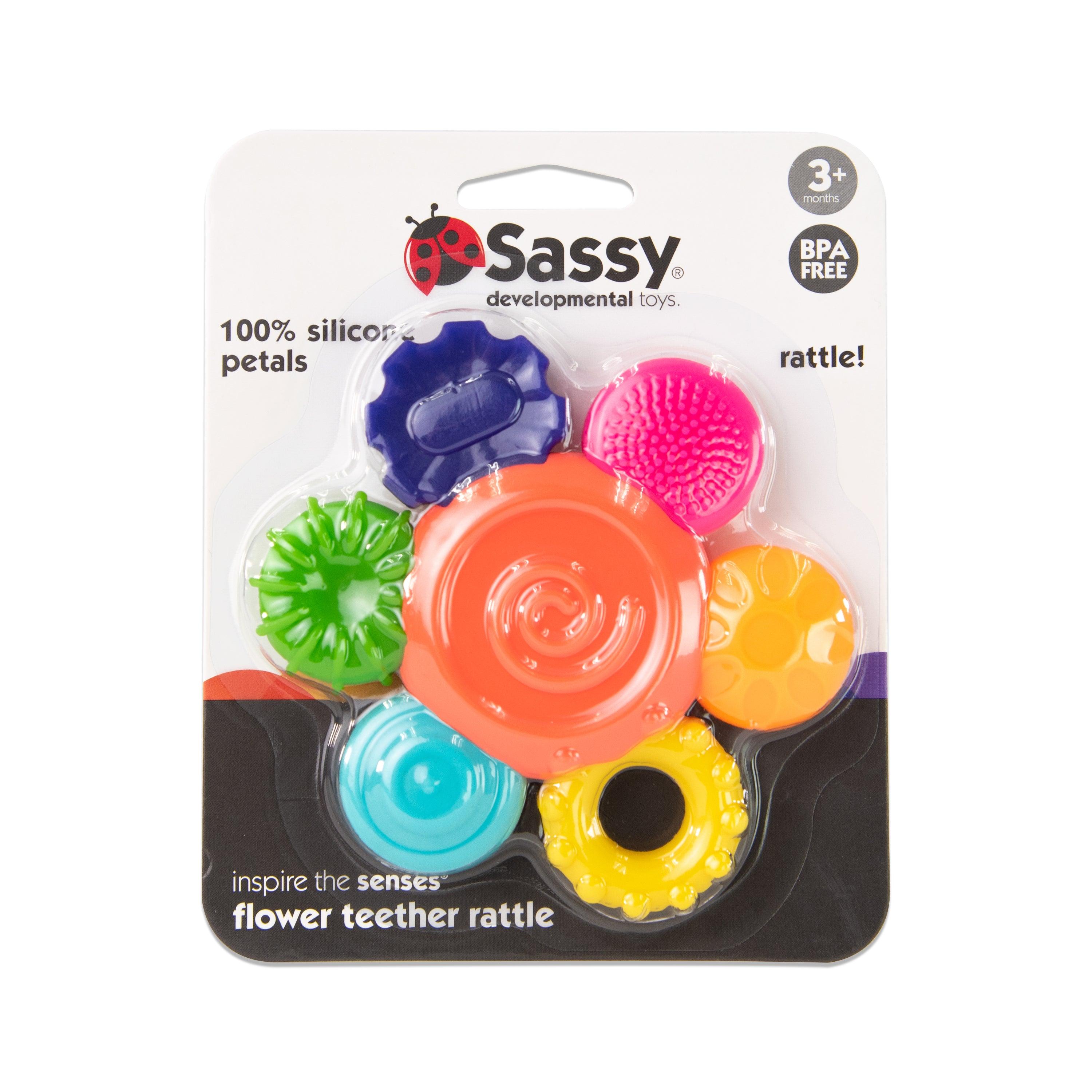 Sassy: silicone teether Flower