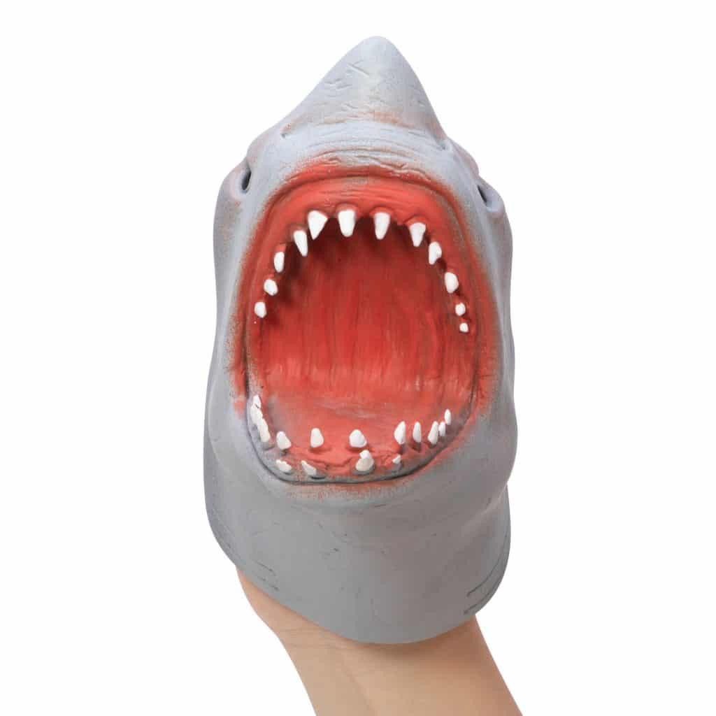 Schylling: marionnette de requin en caoutchouc