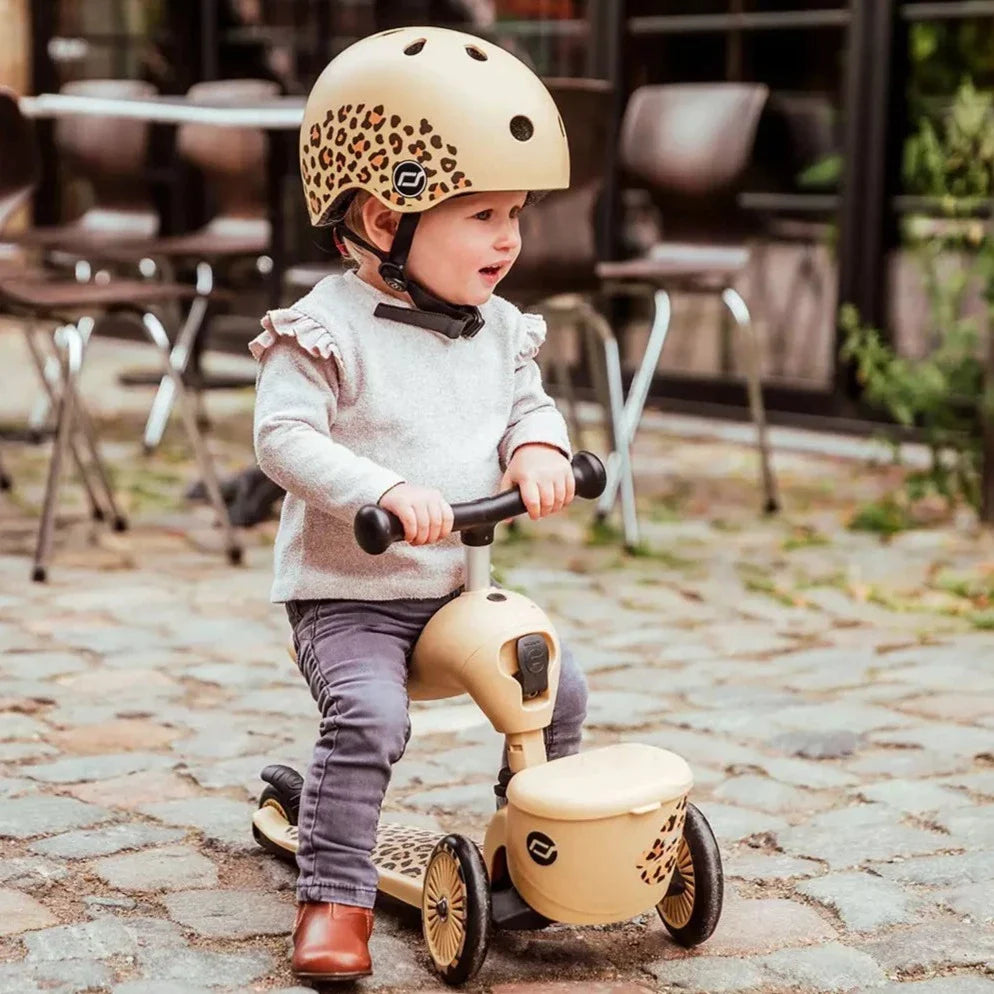 Scoot&Ride: Lifestyle børnehjelm XXS-S 1-5 år gammel
