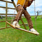 Malá noha: Dřevěná skateboardová houpačka