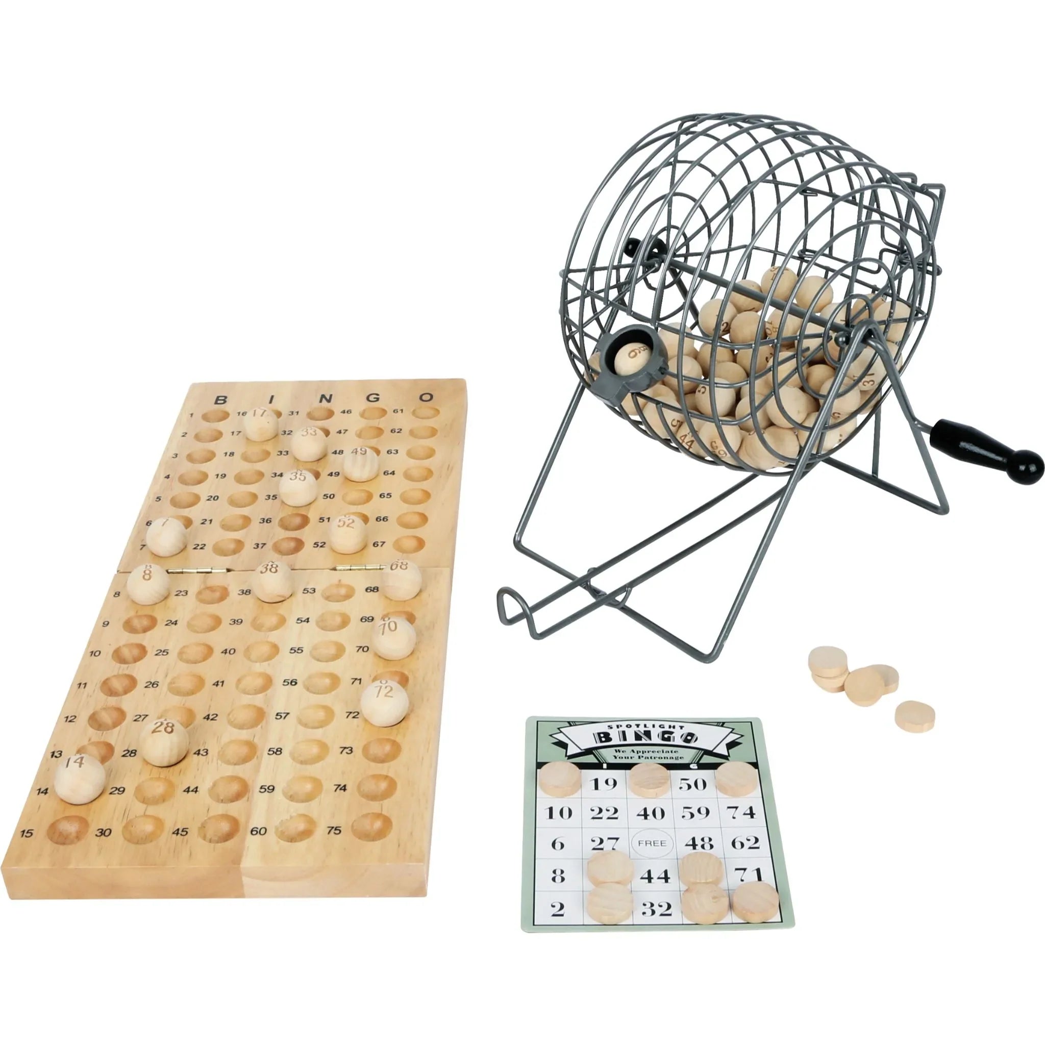 Pie pequeño: juego de números exclusivos de bingo