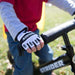 Strider: Bicicleta sem dedos meias luvas de dedos